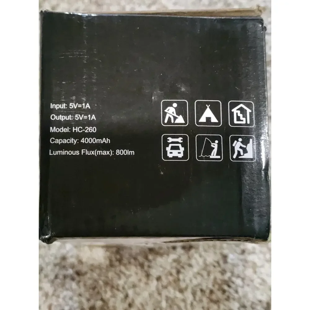 AlpsWolf Camping Lantern Rechargeable Camping Flashlight 4000 Capacity Power ...